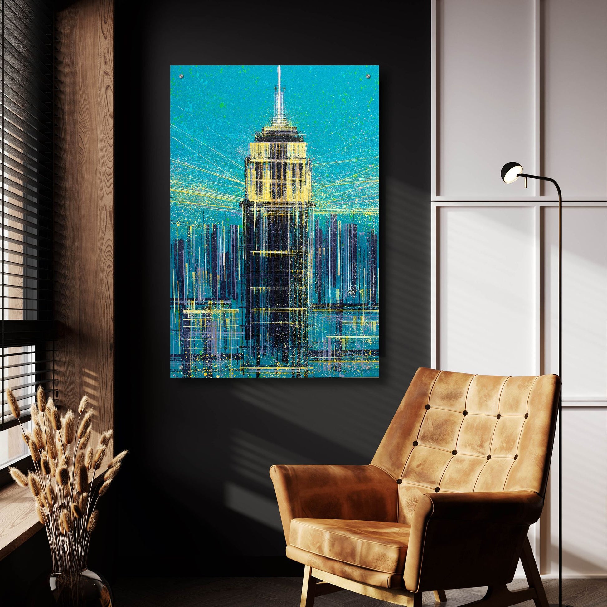 Epic Art 'The Empire State Building' by Marc Todd, Acrylic Glass Wall Art,24x36