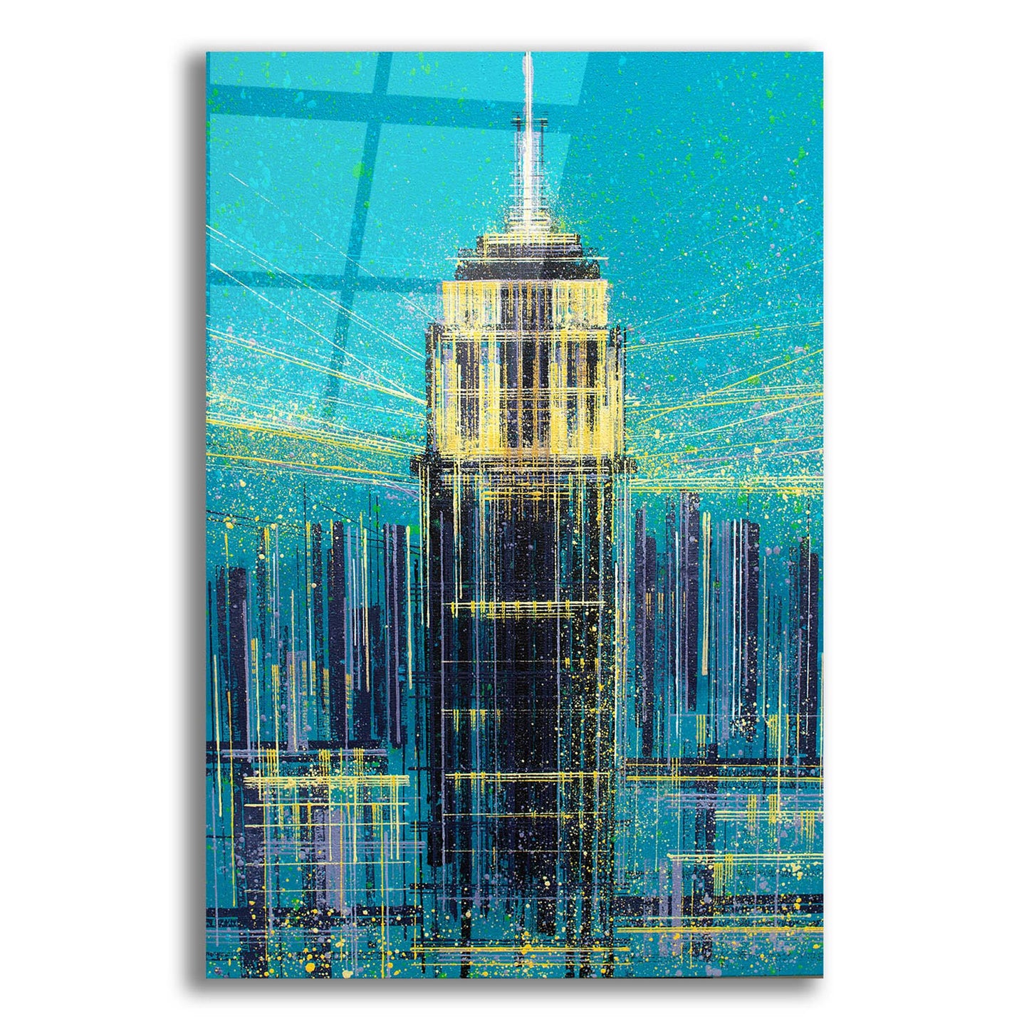 Epic Art 'The Empire State Building' by Marc Todd, Acrylic Glass Wall Art