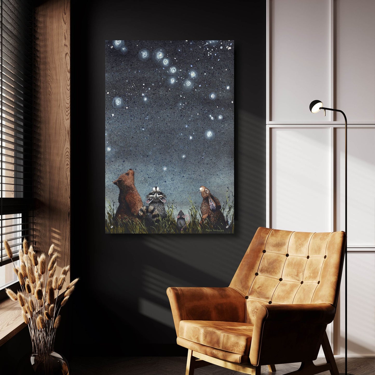 Epic Art 'Constellations' by Maggie Vandewalle, Acrylic Glass Wall Art,24x36