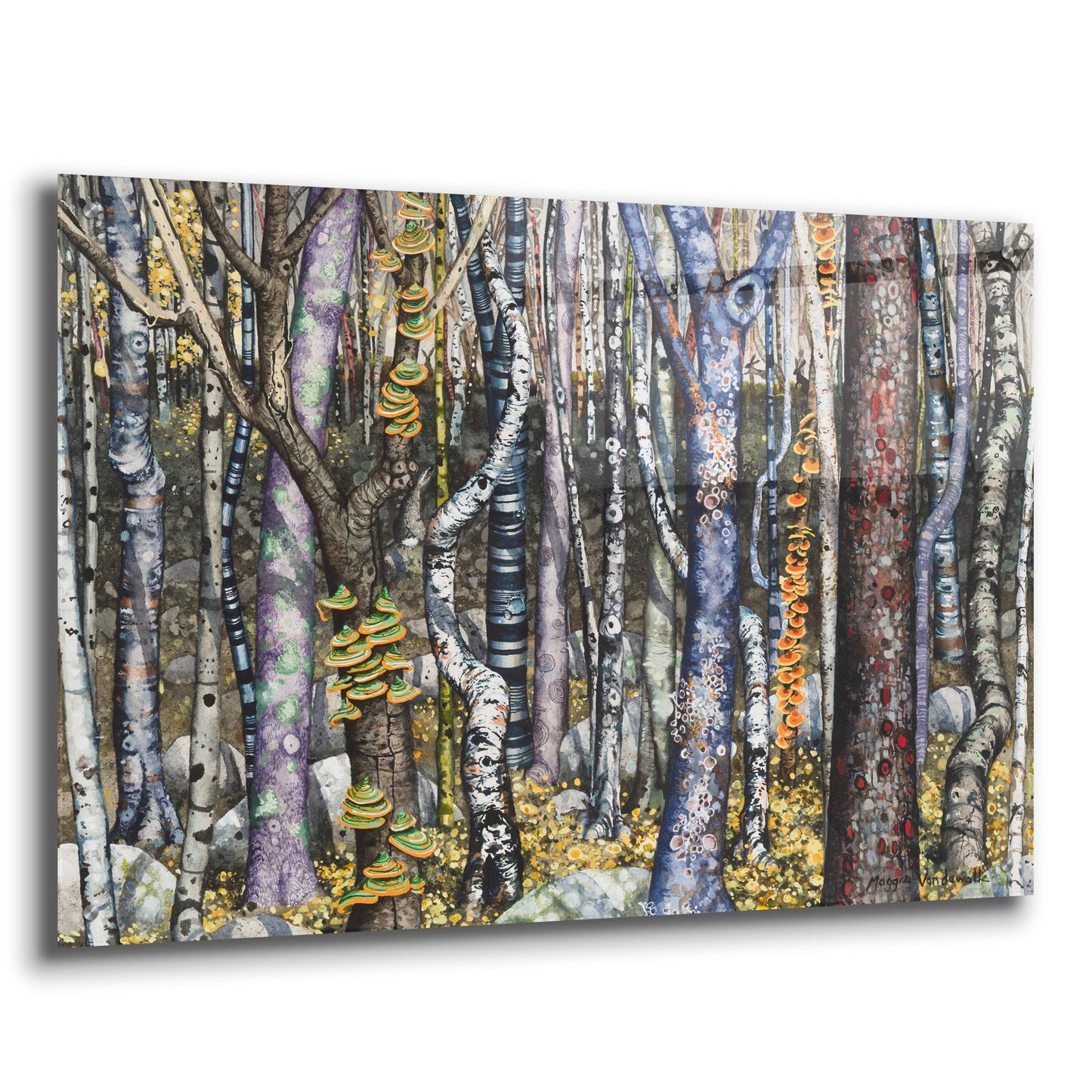 Epic Art 'Copse' by Maggie Vandewalle, Acrylic Glass Wall Art,36x24