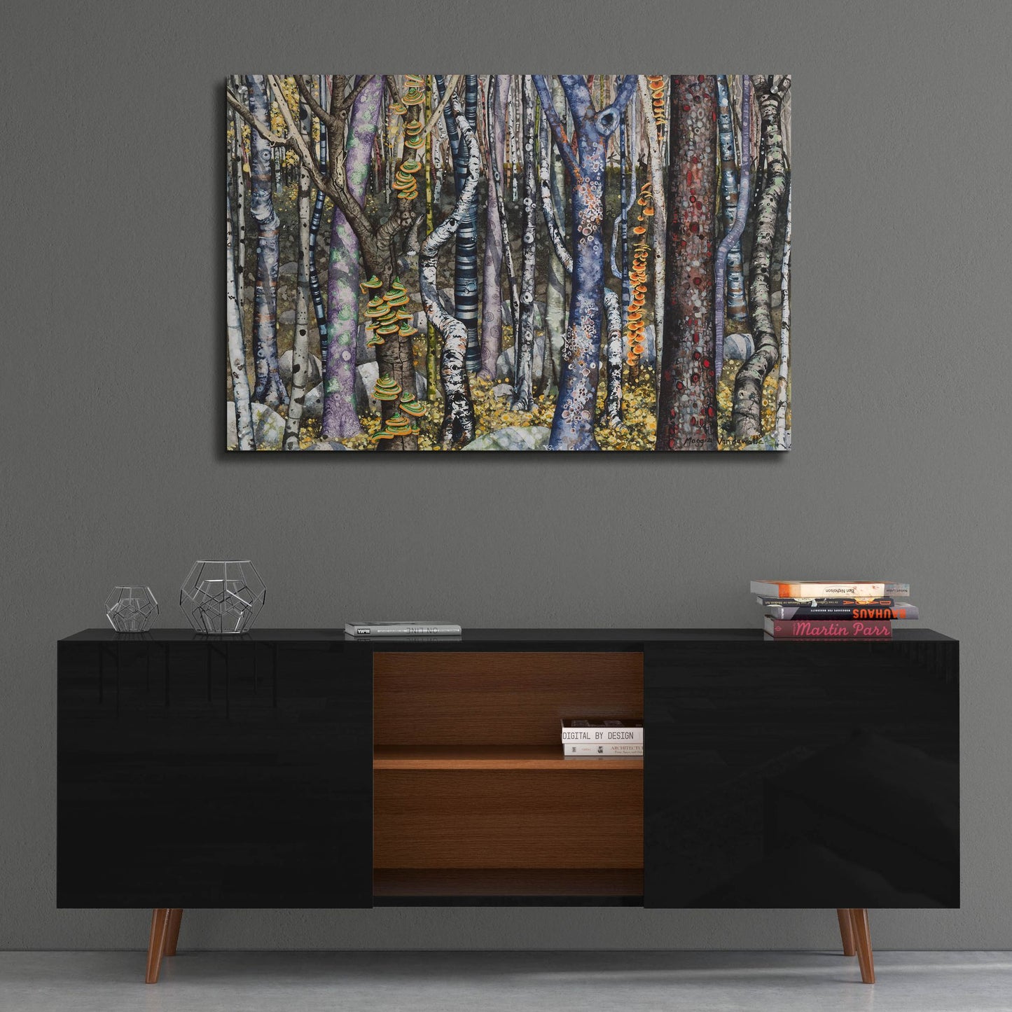 Epic Art 'Copse' by Maggie Vandewalle, Acrylic Glass Wall Art,36x24