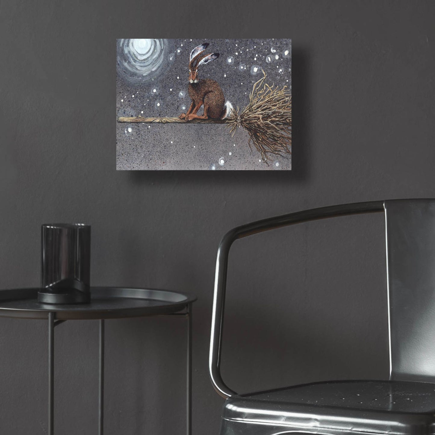 Epic Art 'Flyaway Hare' by Maggie Vandewalle, Acrylic Glass Wall Art,16x12