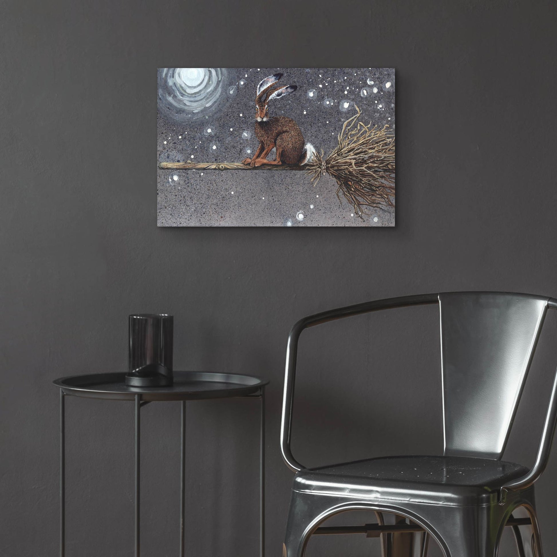 Epic Art 'Flyaway Hare' by Maggie Vandewalle, Acrylic Glass Wall Art,24x16