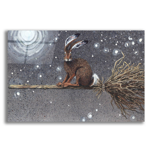 Epic Art 'Flyaway Hare' by Maggie Vandewalle, Acrylic Glass Wall Art