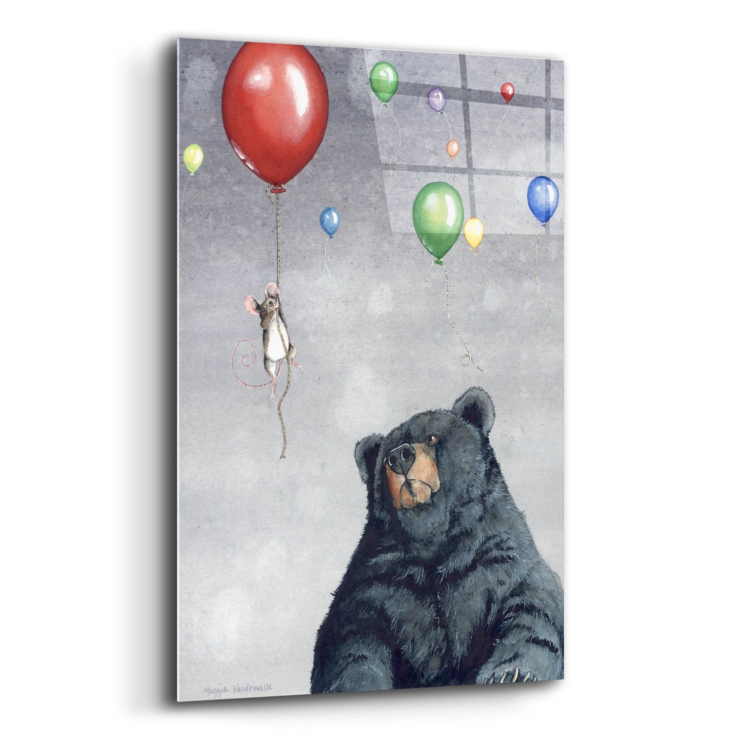 Epic Art 'Gadabout' by Maggie Vandewalle, Acrylic Glass Wall Art,12x16