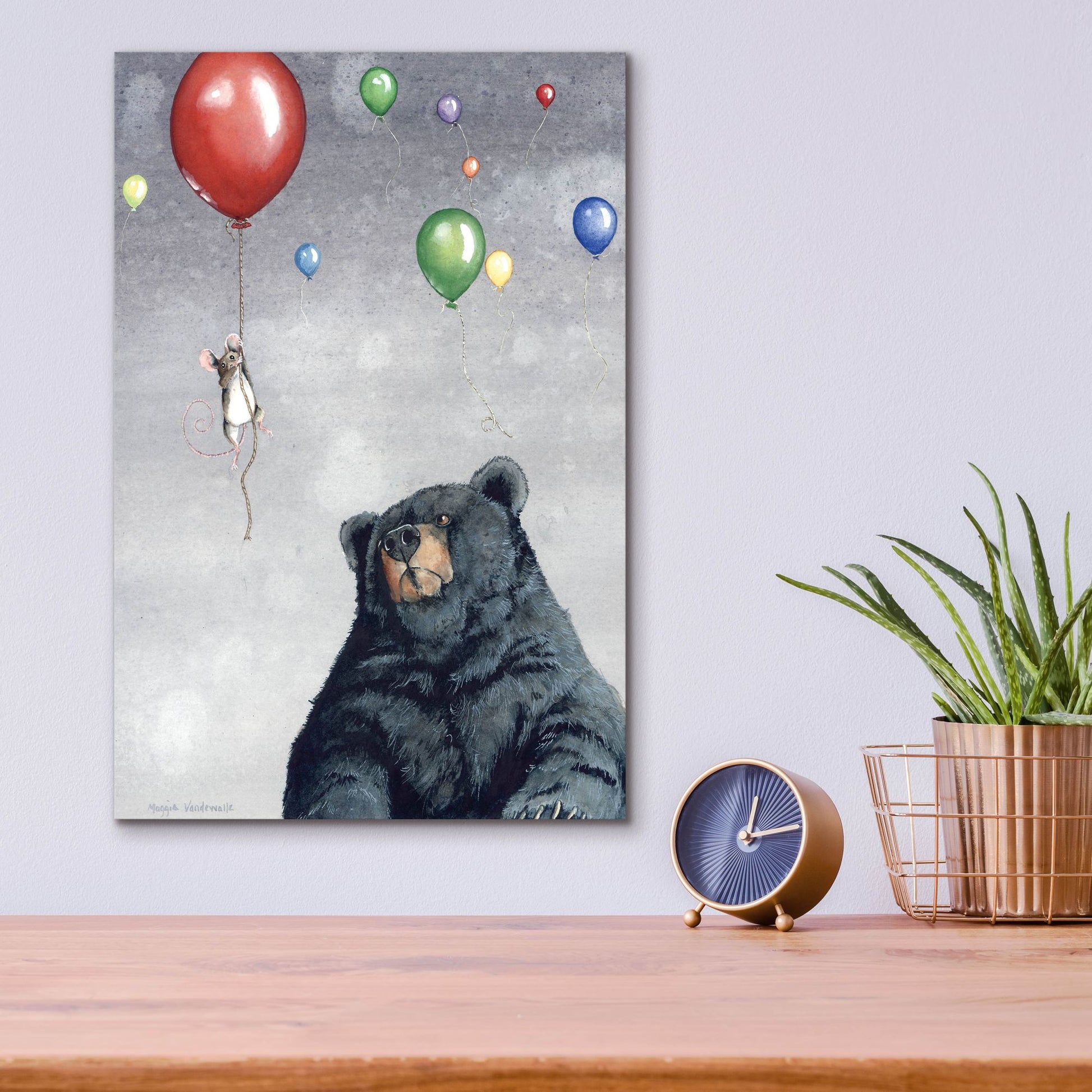 Epic Art 'Gadabout' by Maggie Vandewalle, Acrylic Glass Wall Art,12x16
