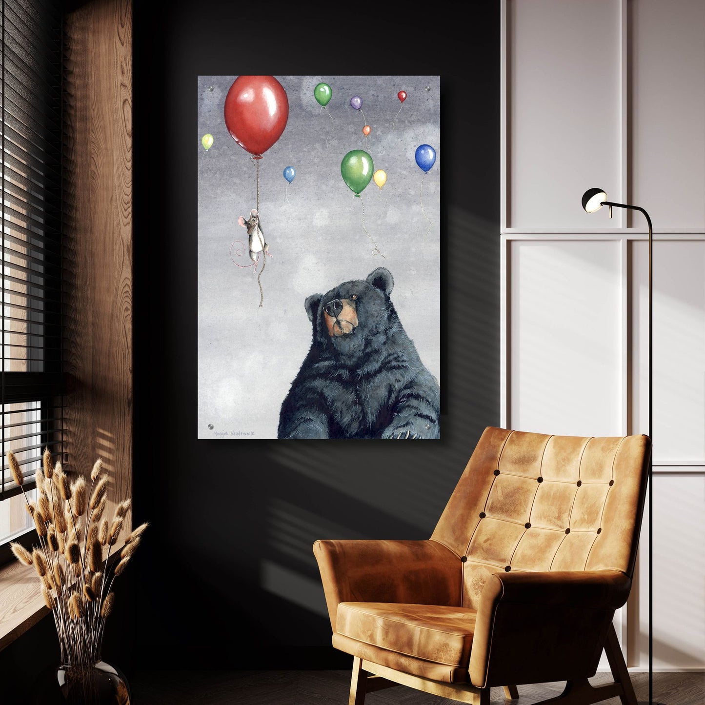 Epic Art 'Gadabout' by Maggie Vandewalle, Acrylic Glass Wall Art,24x36