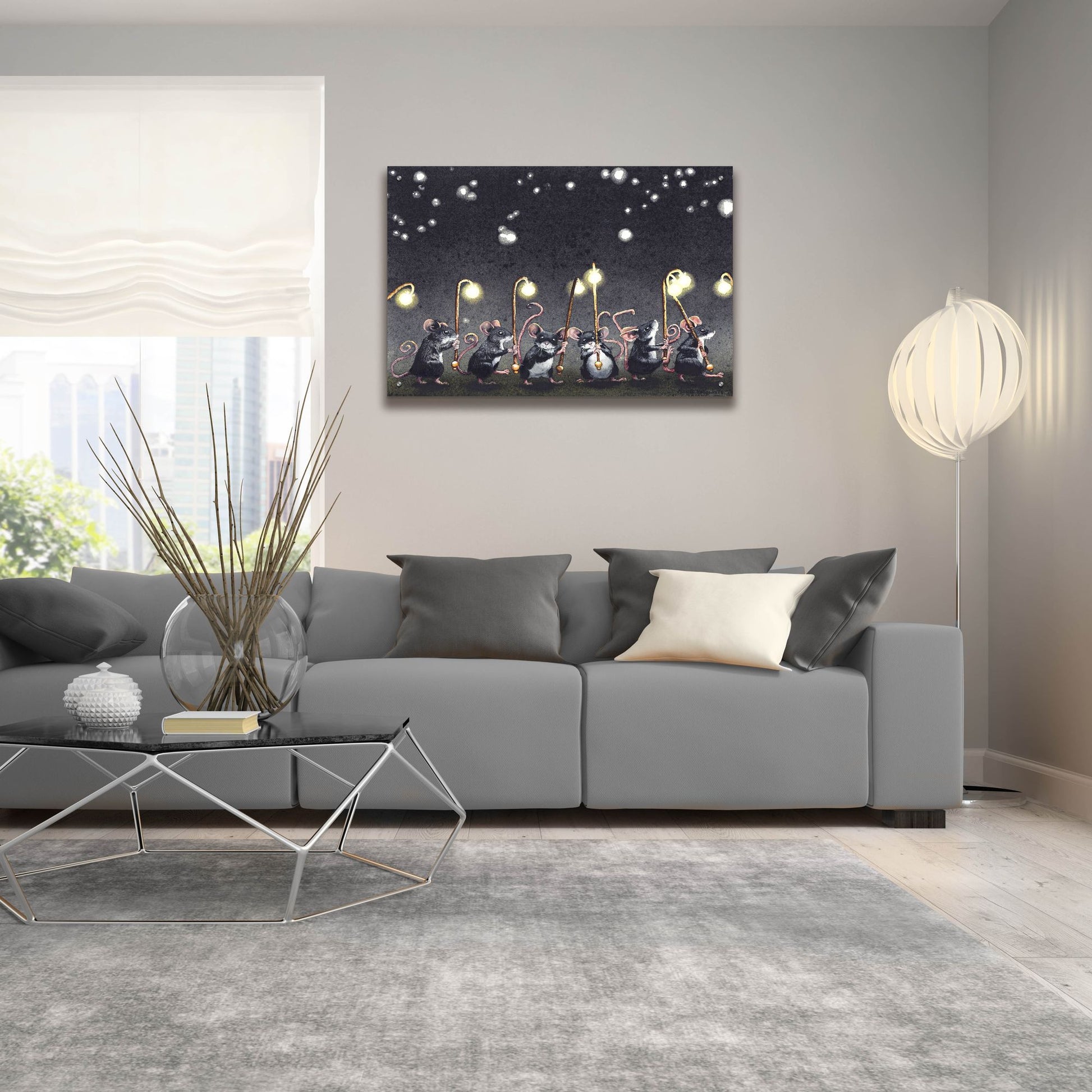 Epic Art 'Nightlights' by Maggie Vandewalle, Acrylic Glass Wall Art,36x24