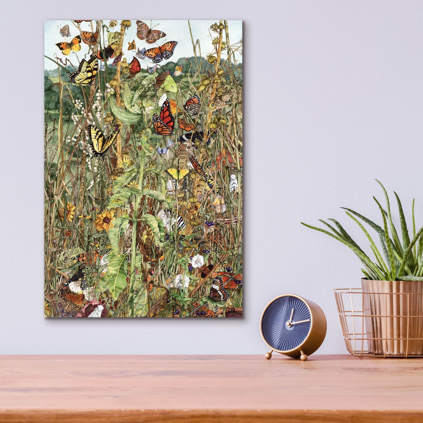 Epic Art 'Late Summer' by Maggie Vandewalle, Acrylic Glass Wall Art,12x16