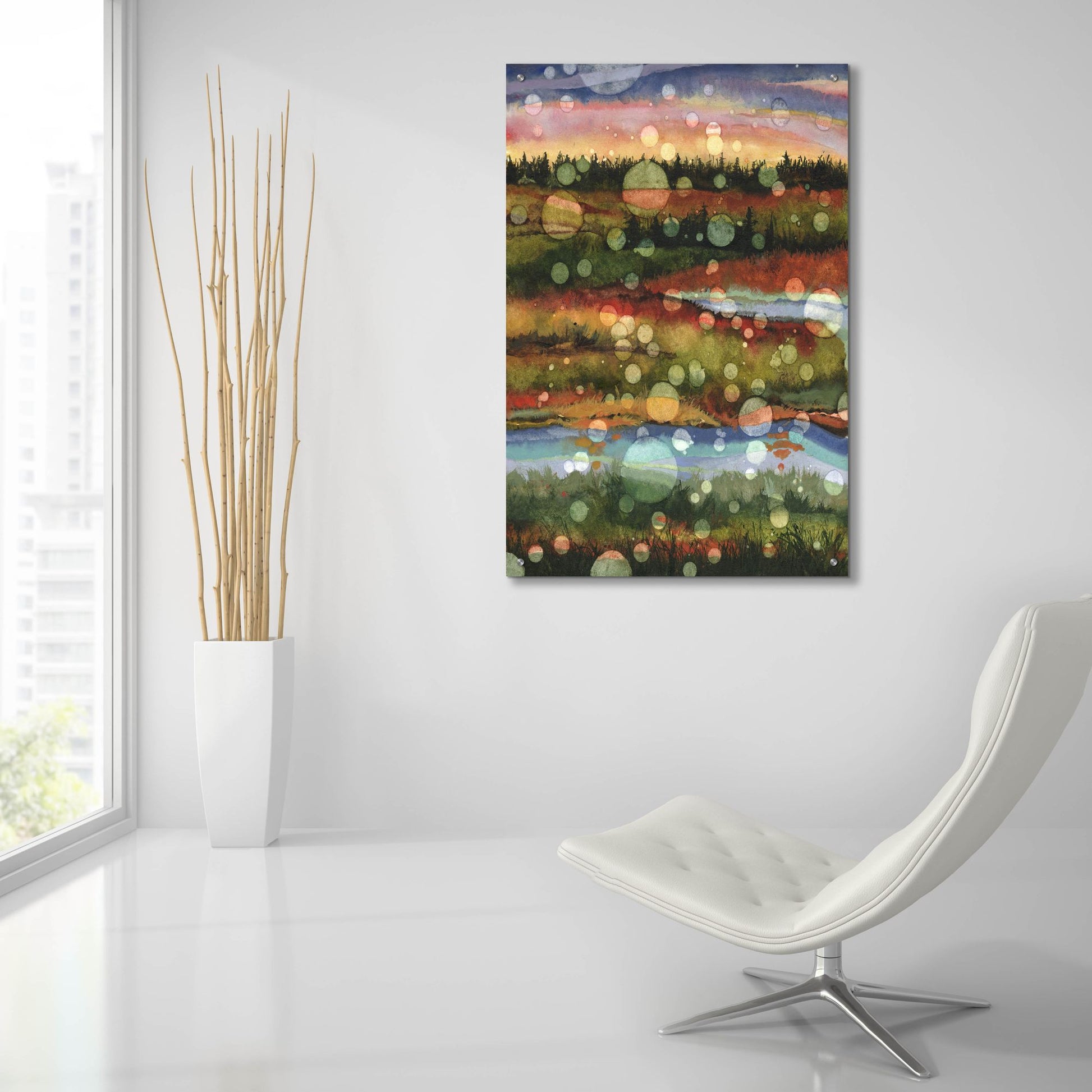 Epic Art 'Moments of Clarity' by Maggie Vandewalle, Acrylic Glass Wall Art,24x36