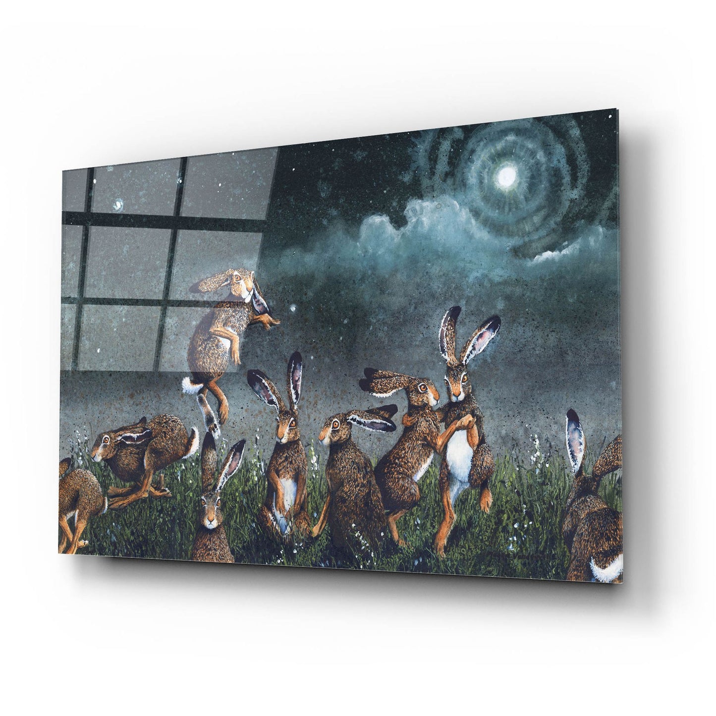 Epic Art 'Moondance' by Maggie Vandewalle, Acrylic Glass Wall Art,24x16