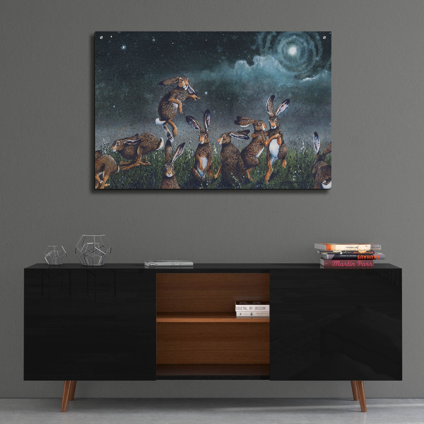 Epic Art 'Moondance' by Maggie Vandewalle, Acrylic Glass Wall Art,36x24