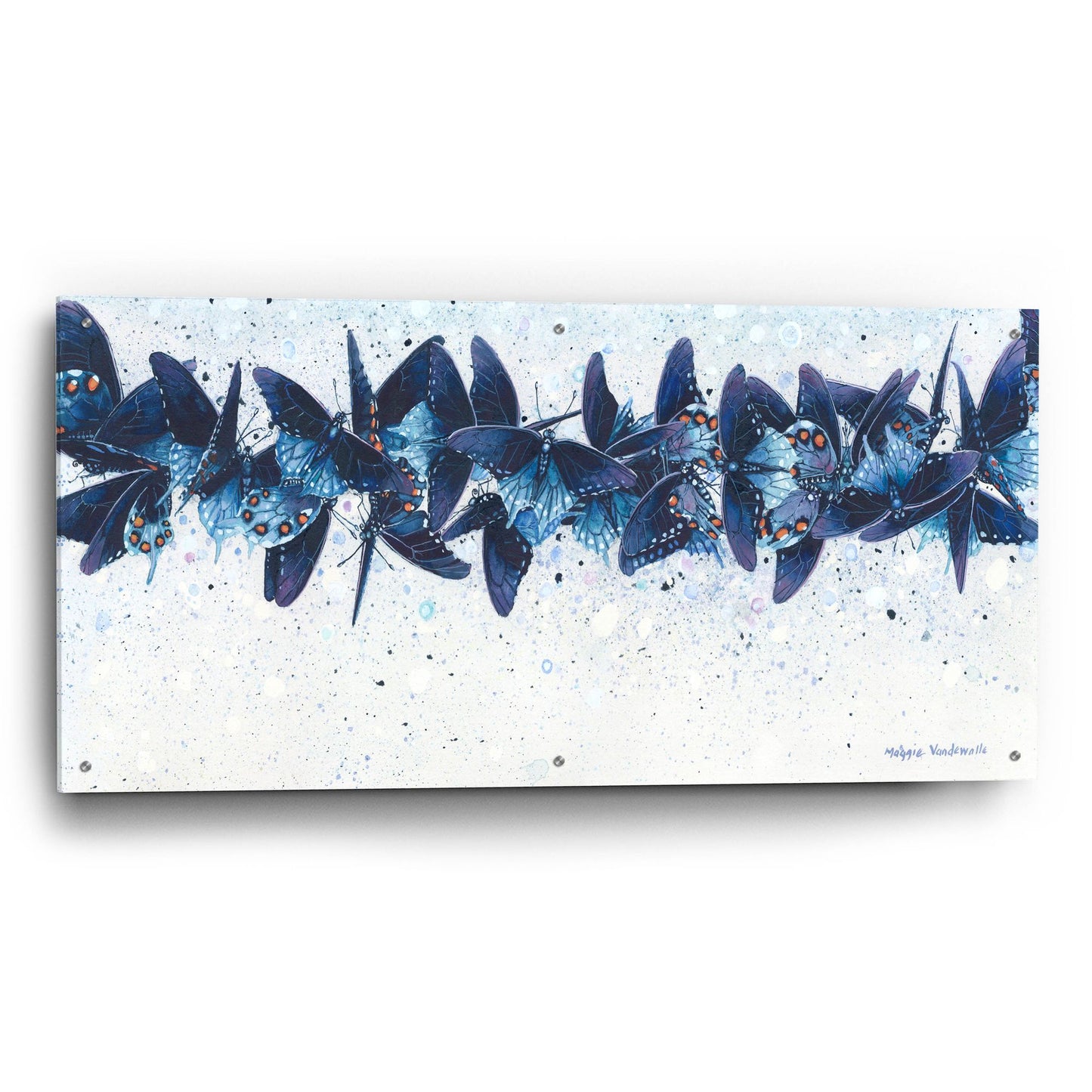 Epic Art 'Pipevines' by Maggie Vandewalle, Acrylic Glass Wall Art,48x24