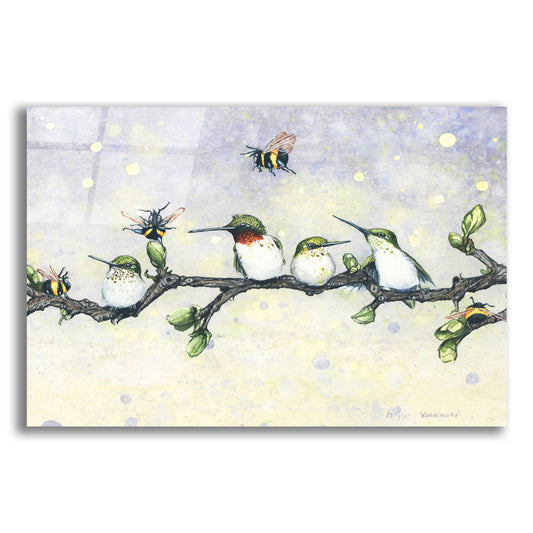 Epic Art 'The Birds and the Bees' by Maggie Vandewalle, Acrylic Glass Wall Art