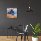 Epic Art 'Haystack Rock Reflections' by Paul Brent, Acrylic Glass Wall Art,24x24