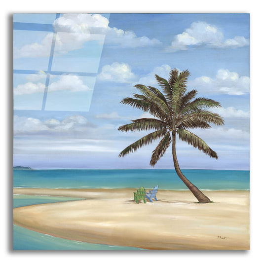 Epic Art 'Inlet Palm II' by Paul Brent, Acrylic Glass Wall Art