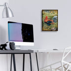 Epic Art 'Rooster Signs II' by Paul Brent, Acrylic Glass Wall Art,12x16