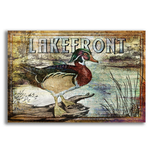 Epic Art 'Duck Sign II' by Paul Brent, Acrylic Glass Wall Art