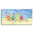 Epic Art 'Brighton Beach Huts' by Paul Brent, Acrylic Glass Wall Art