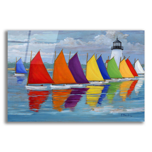 Epic Art 'Rainbow Fleet' by Paul Brent, Acrylic Glass Wall Art