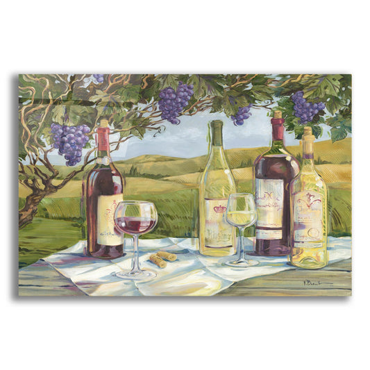 Epic Art 'Vineyard Wine Tasting' by Paul Brent, Acrylic Glass Wall Art