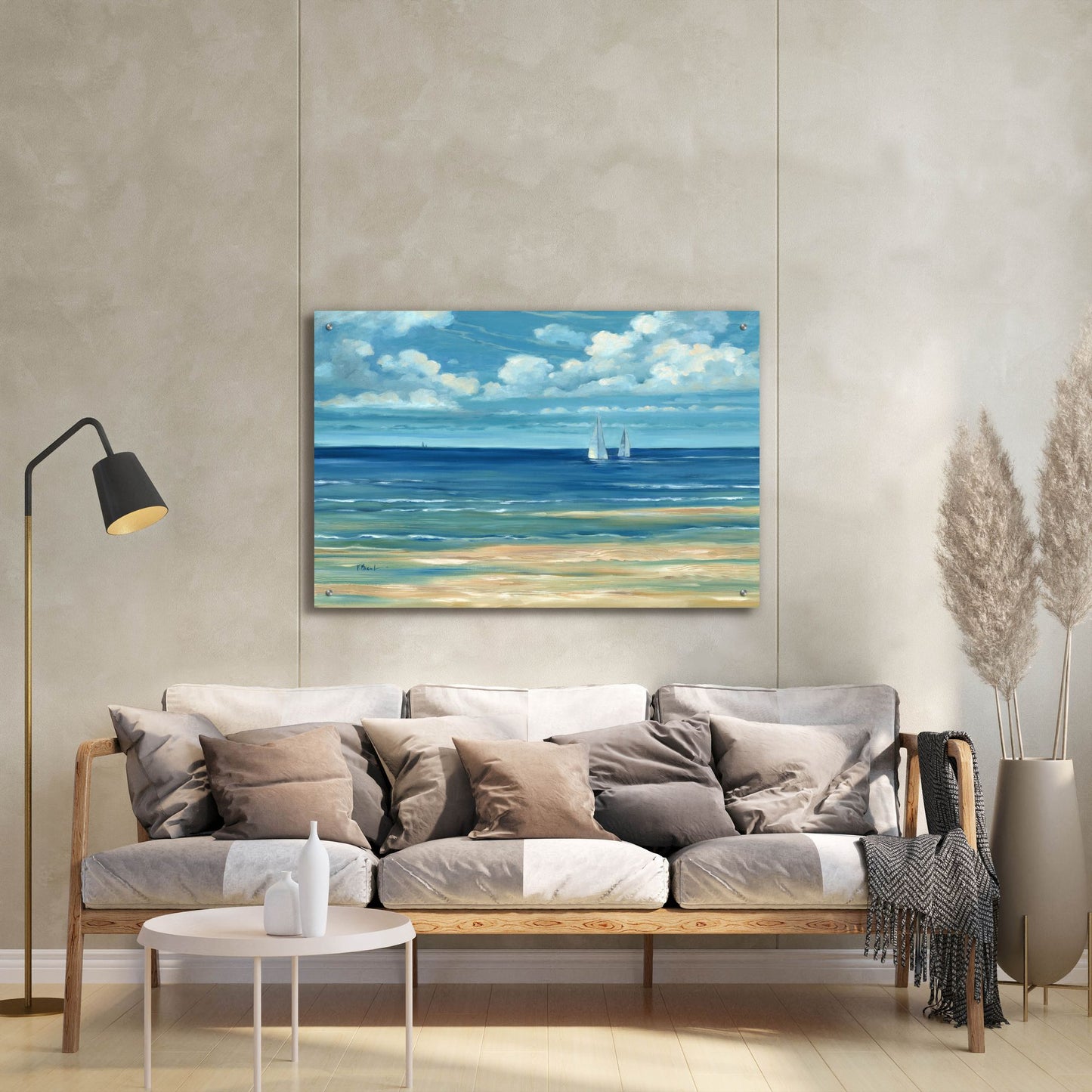 Epic Art 'Summerset Sailboats' by Paul Brent, Acrylic Glass Wall Art,36x24