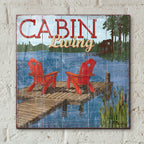 Epic Art 'Lake Living I' by Paul Brent, Acrylic Glass Wall Art,12x12