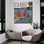 Epic Art 'Lake Living I' by Paul Brent, Acrylic Glass Wall Art,36x36