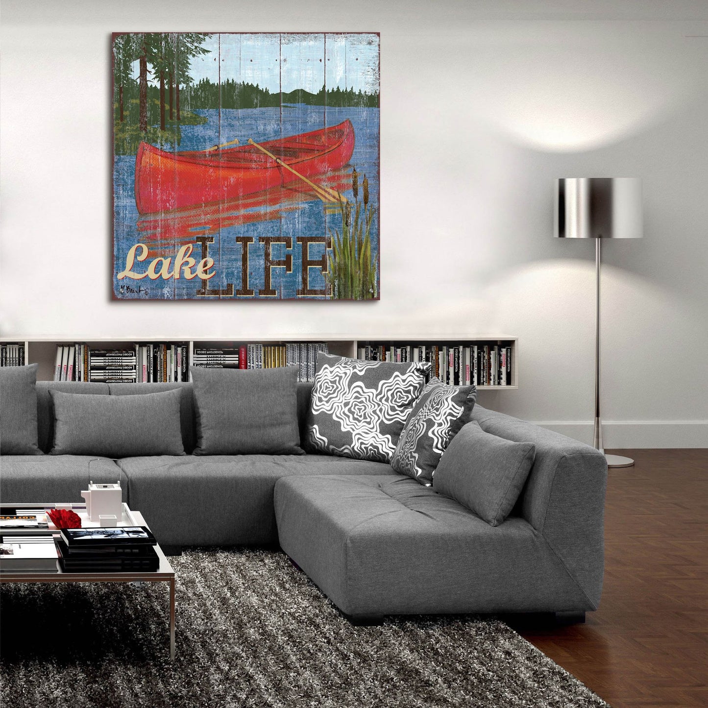 Epic Art 'Lake Living II' by Paul Brent, Acrylic Glass Wall Art,36x36