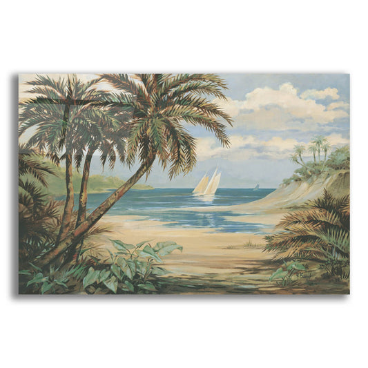 Epic Art 'Palm Bay' by Paul Brent, Acrylic Glass Wall Art