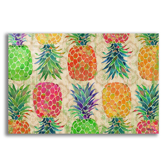 Epic Art 'Fruit Ikat Horizontal' by Paul Brent, Acrylic Glass Wall Art