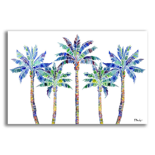 Epic Art 'Tahiti Palm Horizontal' by Paul Brent, Acrylic Glass Wall Art