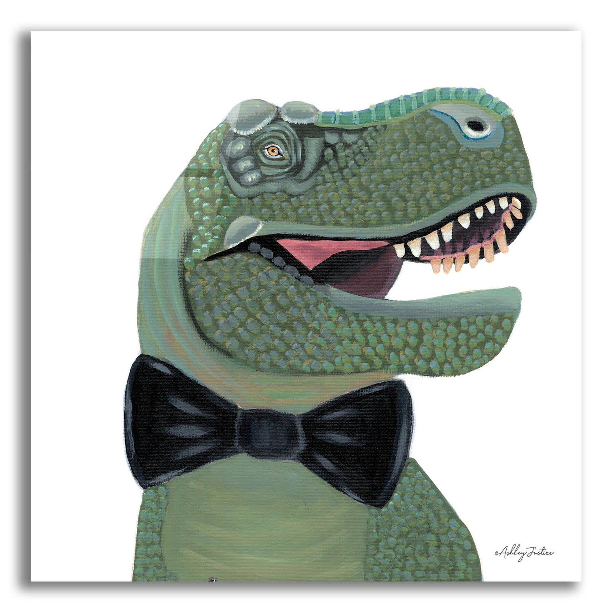 Epic Art 'Mr. Rex' by Ashley Justice, Acrylic Glass Wall Art