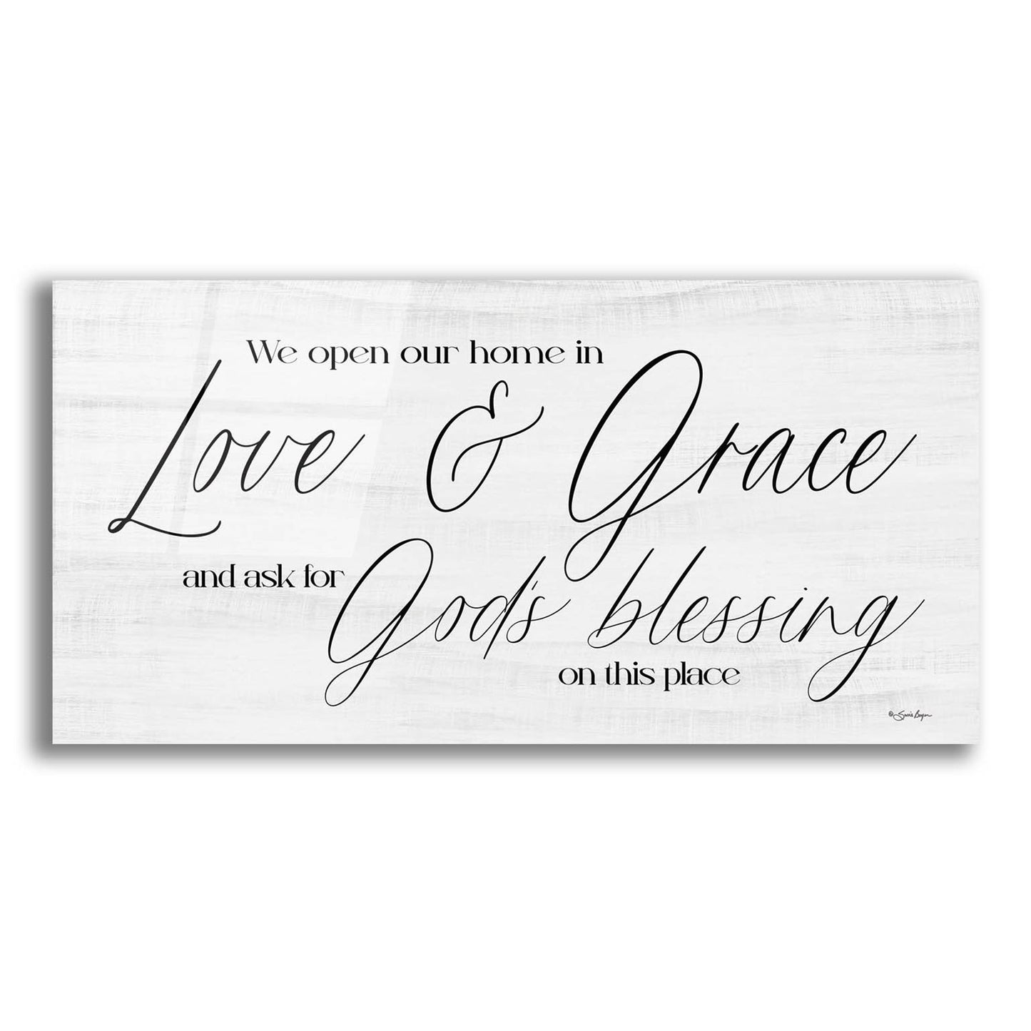 Epic Art 'In Love & Grace' by Susie Boyer, Acrylic Glass Wall Art