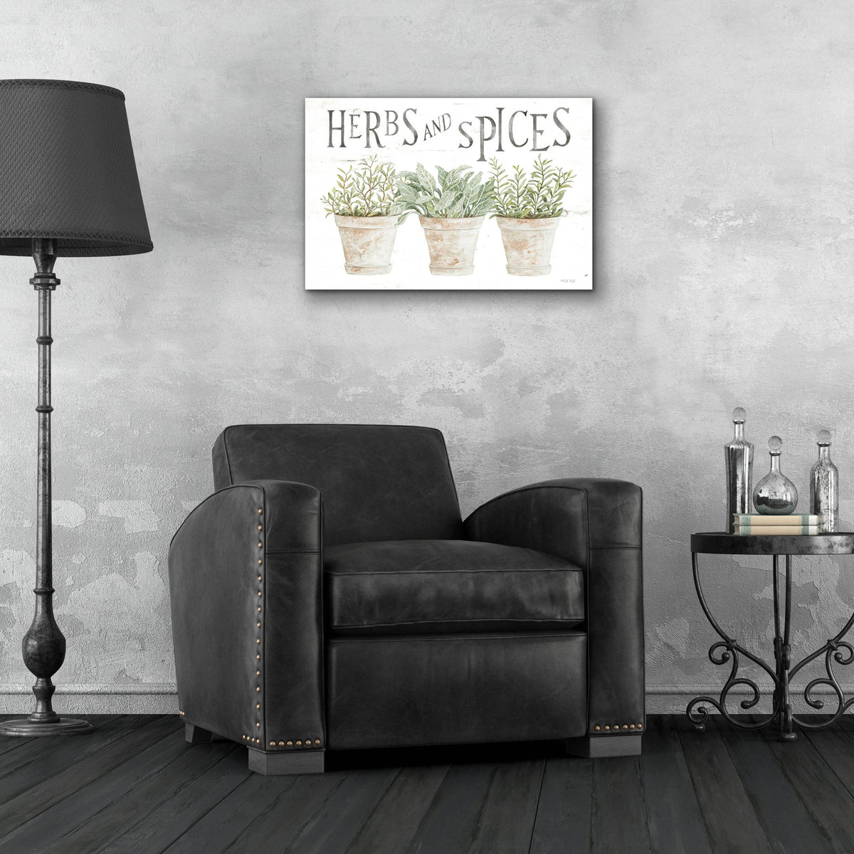 Epic Art 'Herbs and Spices' by Cindy Jacobs, Acrylic Glass Wall Art,24x16