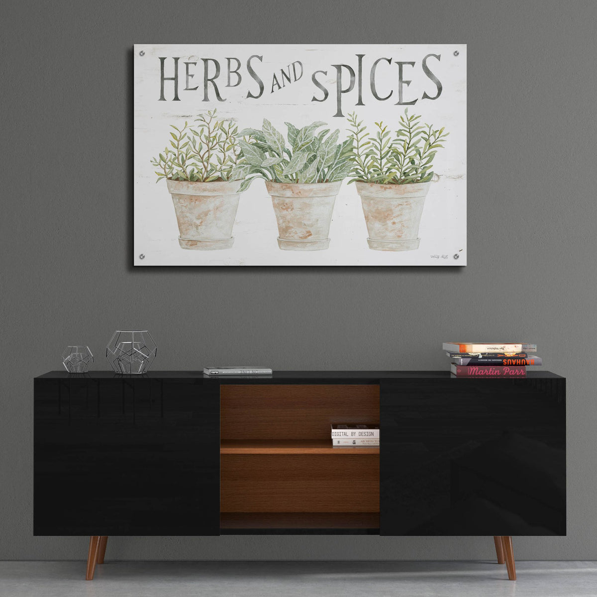 Epic Art 'Herbs and Spices' by Cindy Jacobs, Acrylic Glass Wall Art,36x24