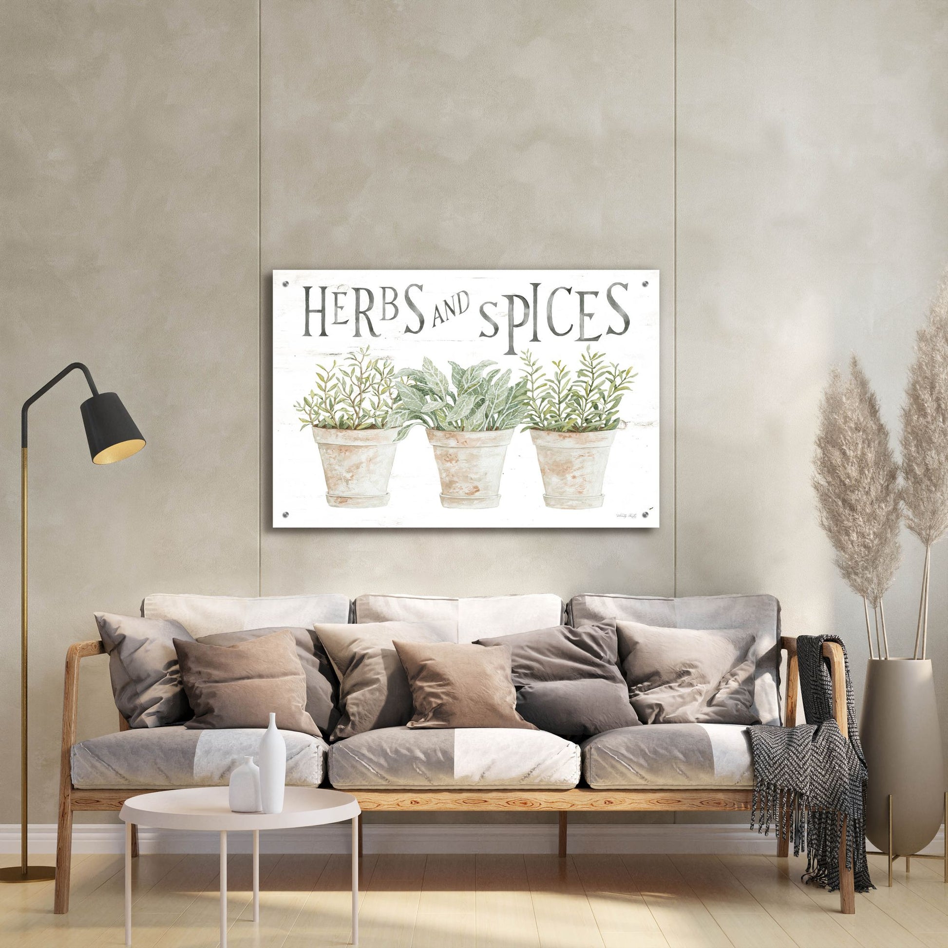 Epic Art 'Herbs and Spices' by Cindy Jacobs, Acrylic Glass Wall Art,36x24