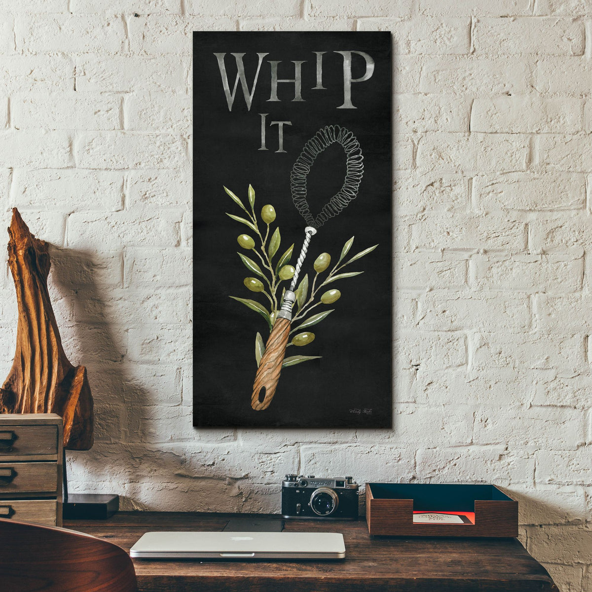 Epic Art 'Whip It' by Cindy Jacobs, Acrylic Glass Wall Art,12x24