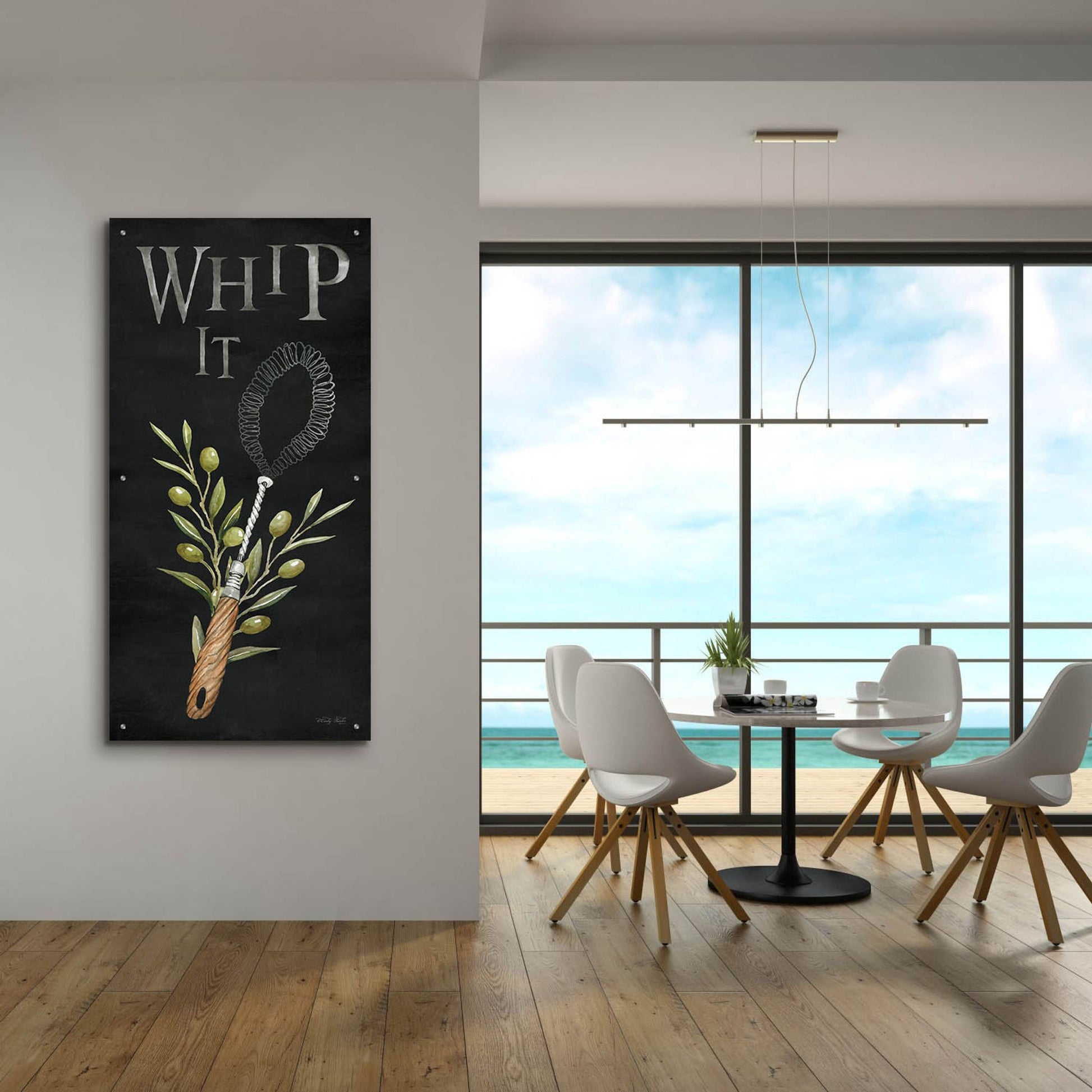Epic Art 'Whip It' by Cindy Jacobs, Acrylic Glass Wall Art,24x48