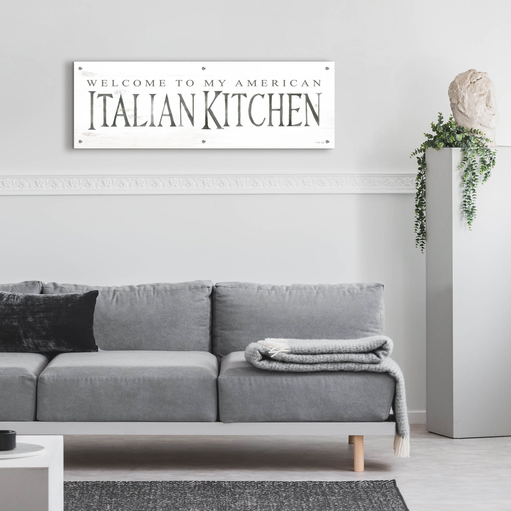 Epic Art 'American Italian Kitchen' by Cindy Jacobs, Acrylic Glass Wall Art,48x16