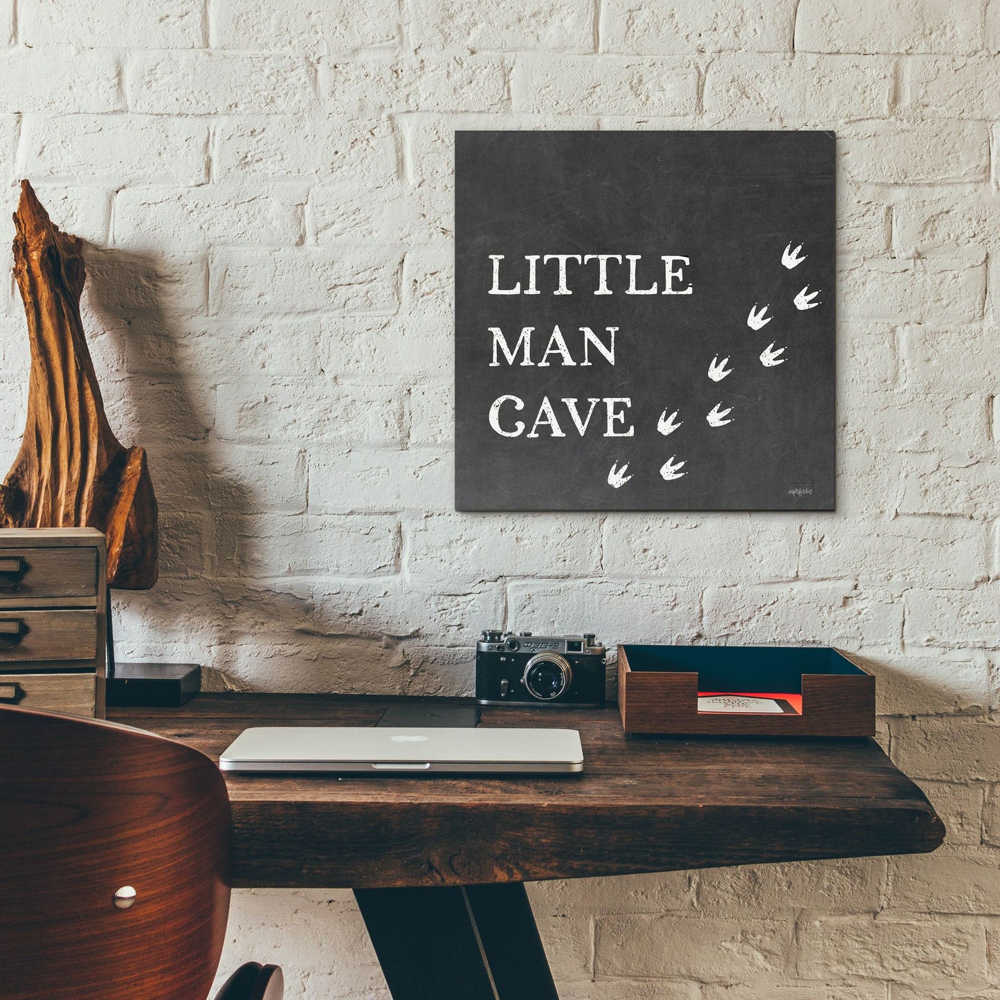 Epic Art 'Little Man Cave      ' by Imperfect Dust, Acrylic Glass Wall Art,12x12