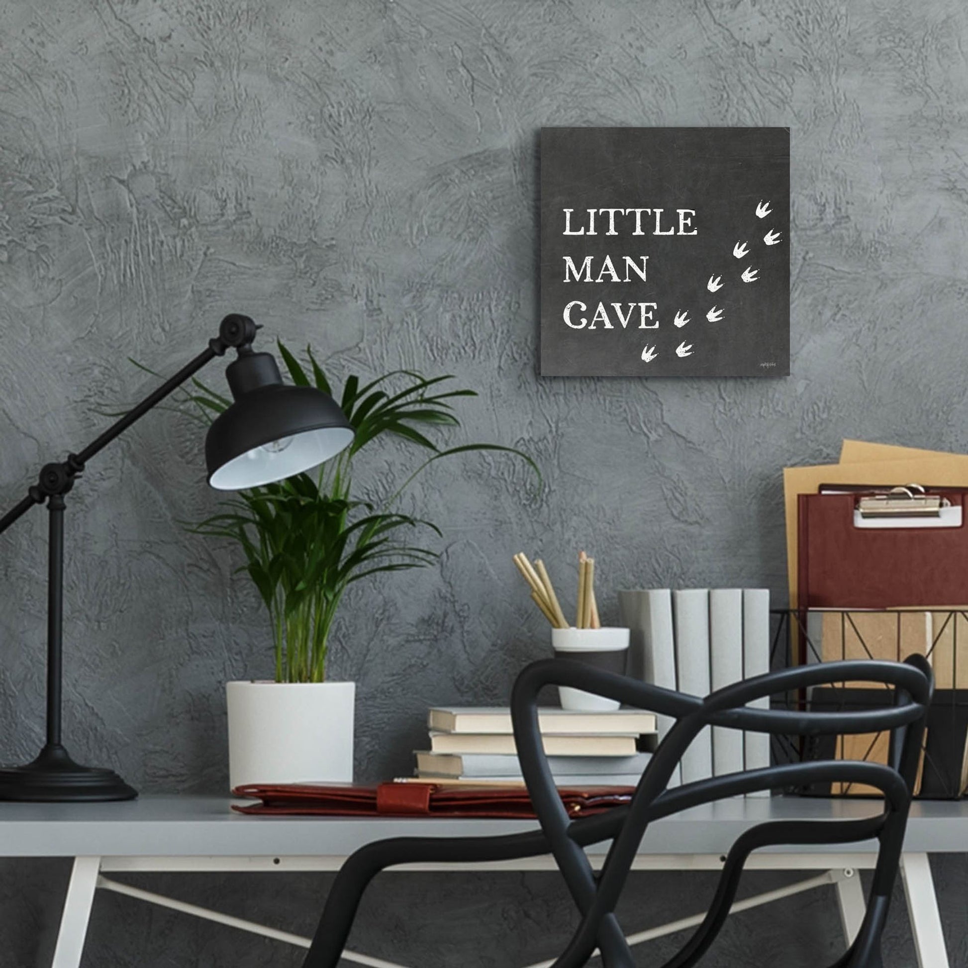 Epic Art 'Little Man Cave      ' by Imperfect Dust, Acrylic Glass Wall Art,12x12