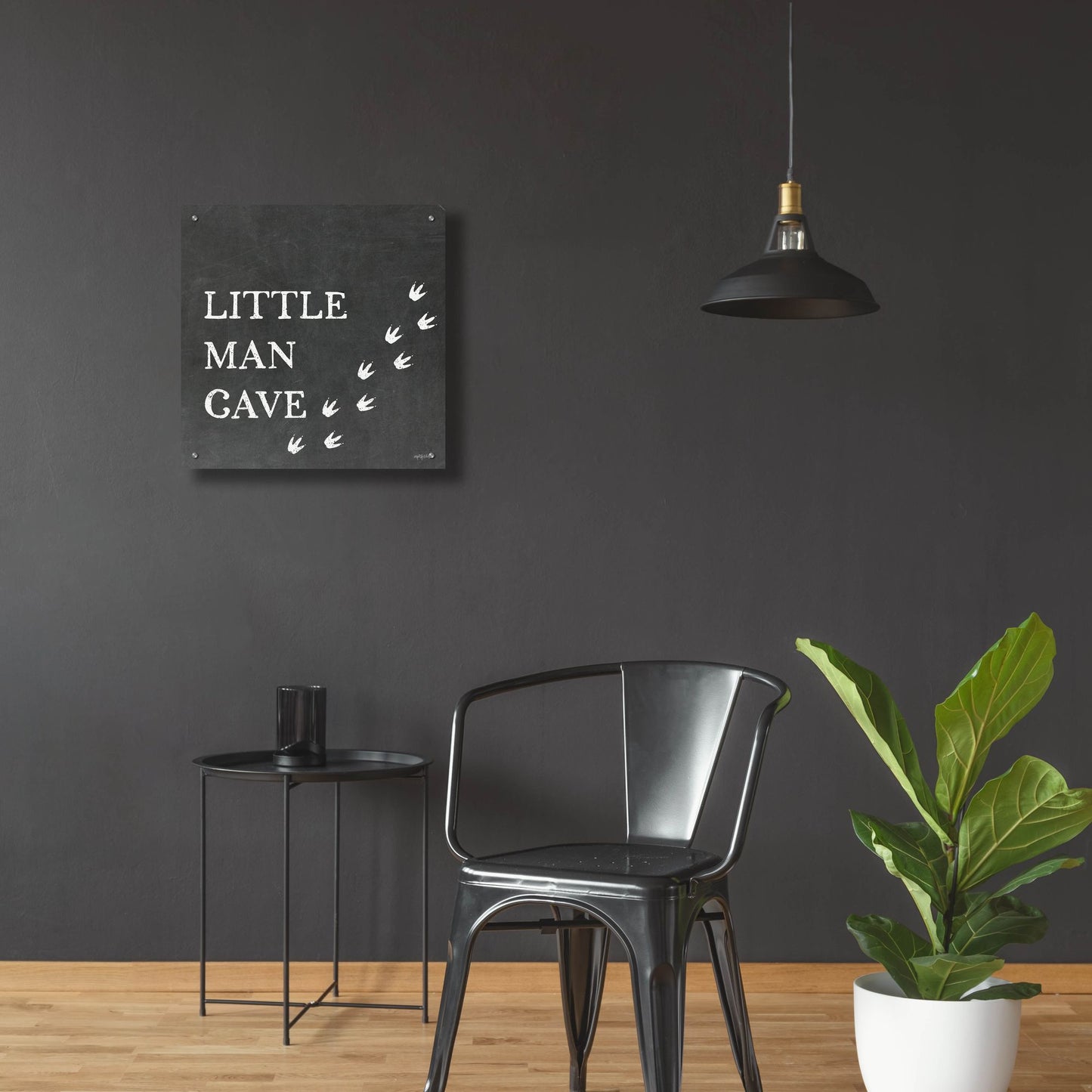 Epic Art 'Little Man Cave      ' by Imperfect Dust, Acrylic Glass Wall Art,24x24