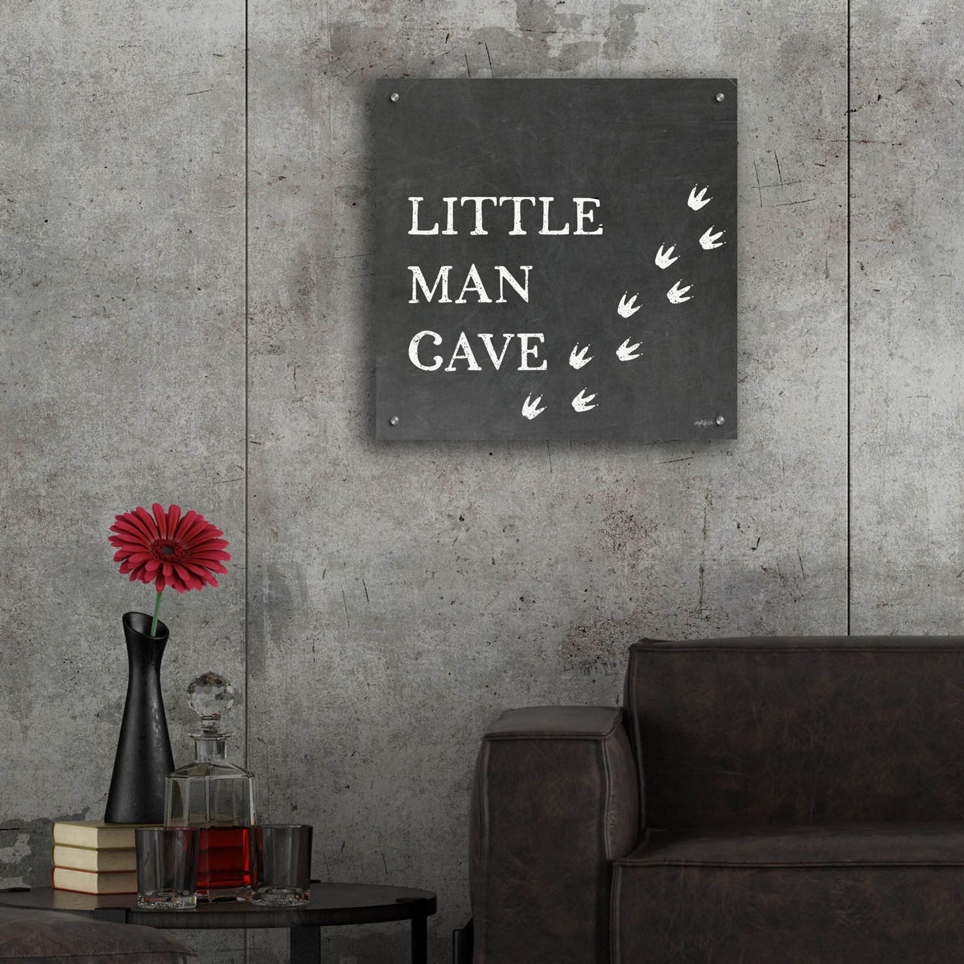 Epic Art 'Little Man Cave      ' by Imperfect Dust, Acrylic Glass Wall Art,24x24