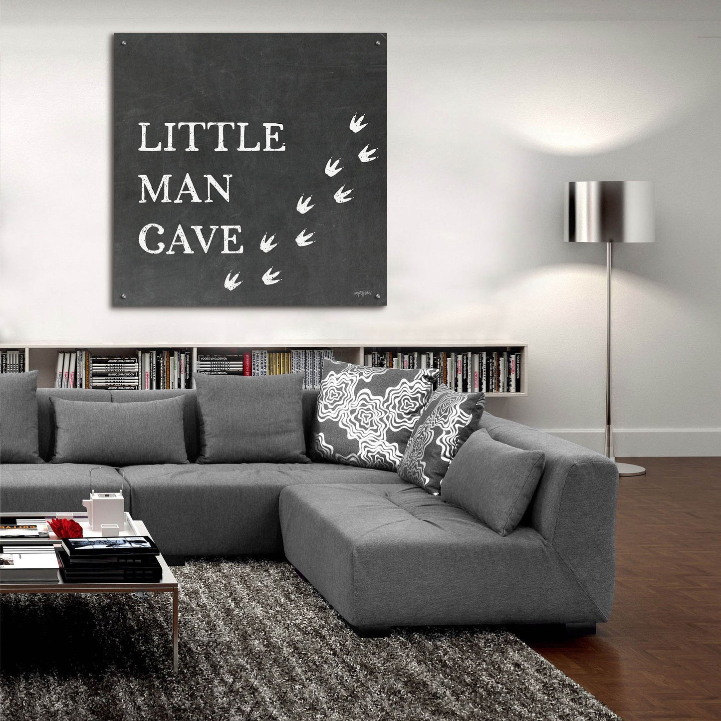 Epic Art 'Little Man Cave      ' by Imperfect Dust, Acrylic Glass Wall Art,36x36