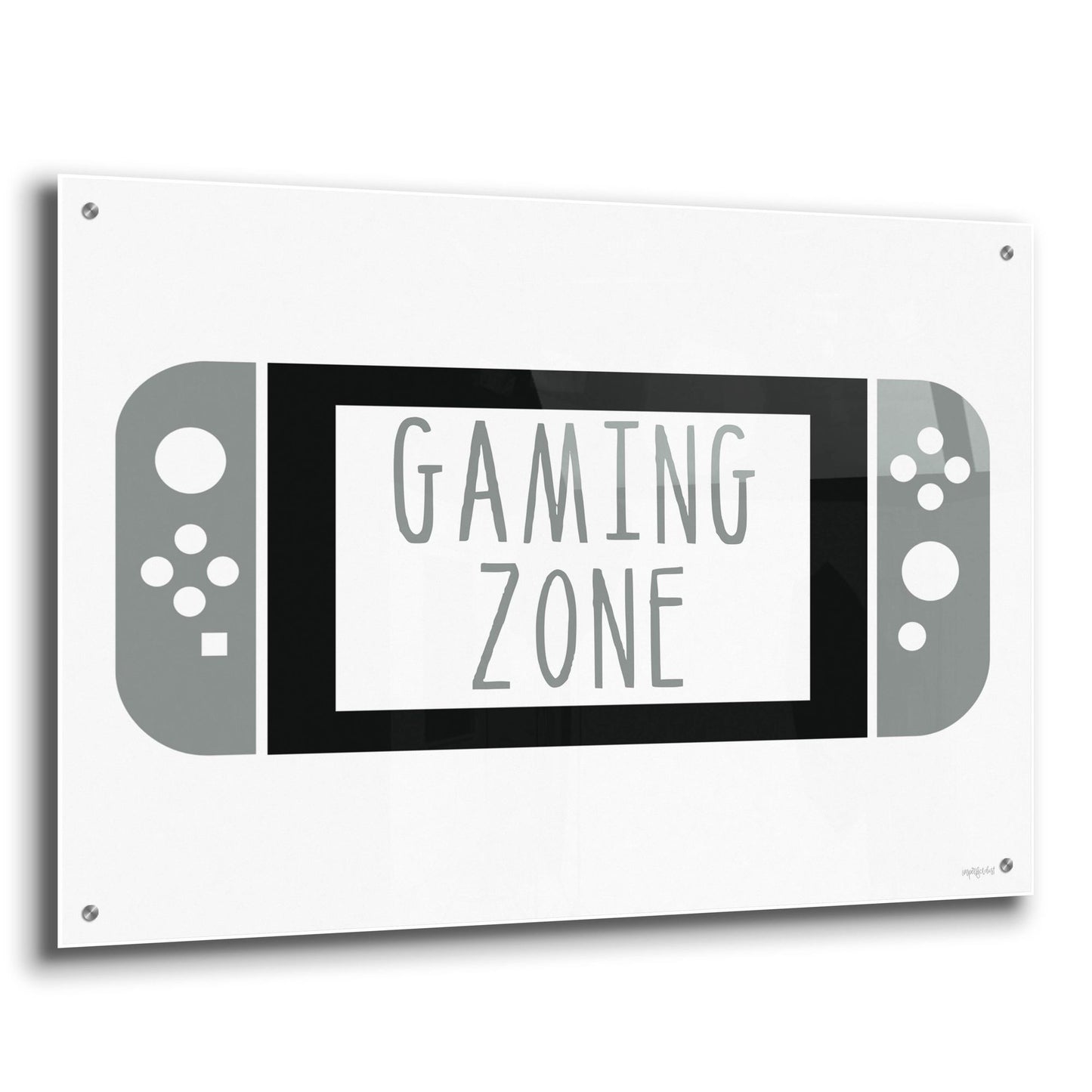 Epic Art 'Gaming Zone    ' by Imperfect Dust, Acrylic Glass Wall Art,36x24