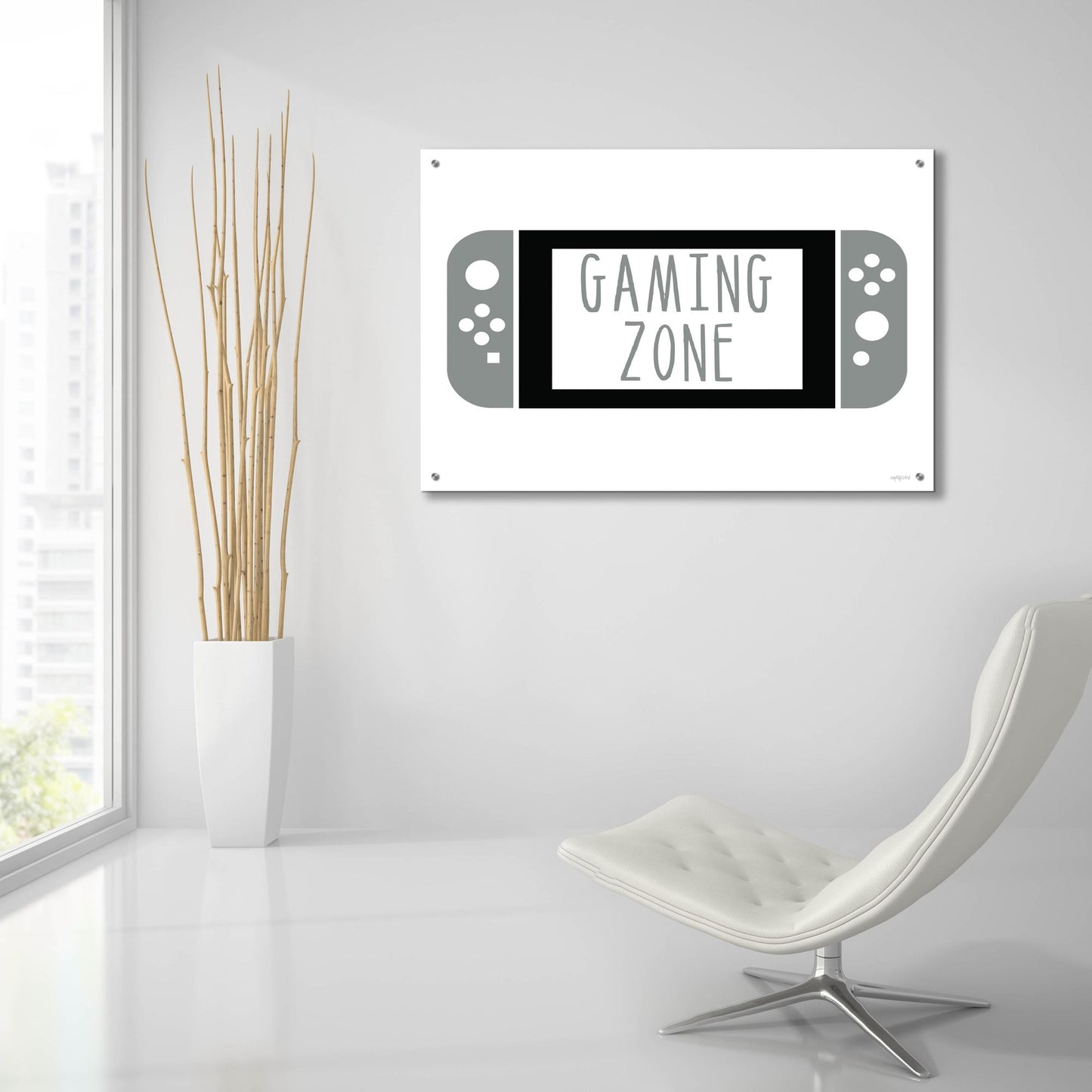 Epic Art 'Gaming Zone    ' by Imperfect Dust, Acrylic Glass Wall Art,36x24