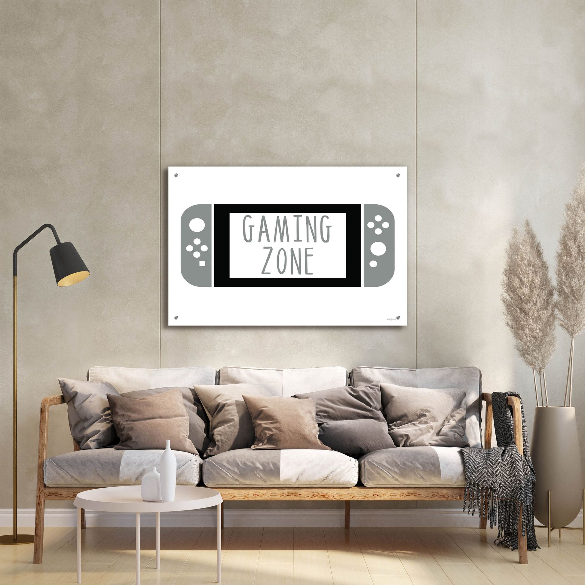 Epic Art 'Gaming Zone    ' by Imperfect Dust, Acrylic Glass Wall Art,36x24