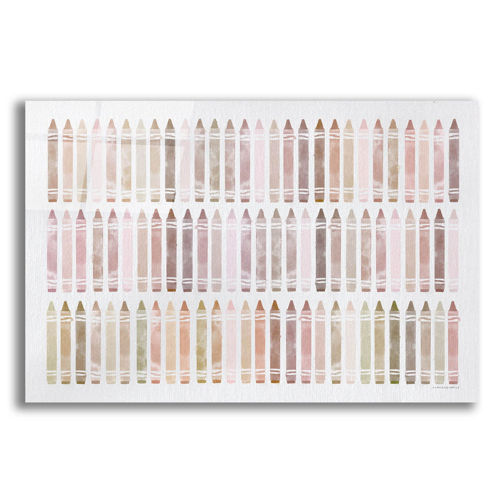 Epic Art 'Crayons of the World' by Kamdon Kreations, Acrylic Glass Wall Art