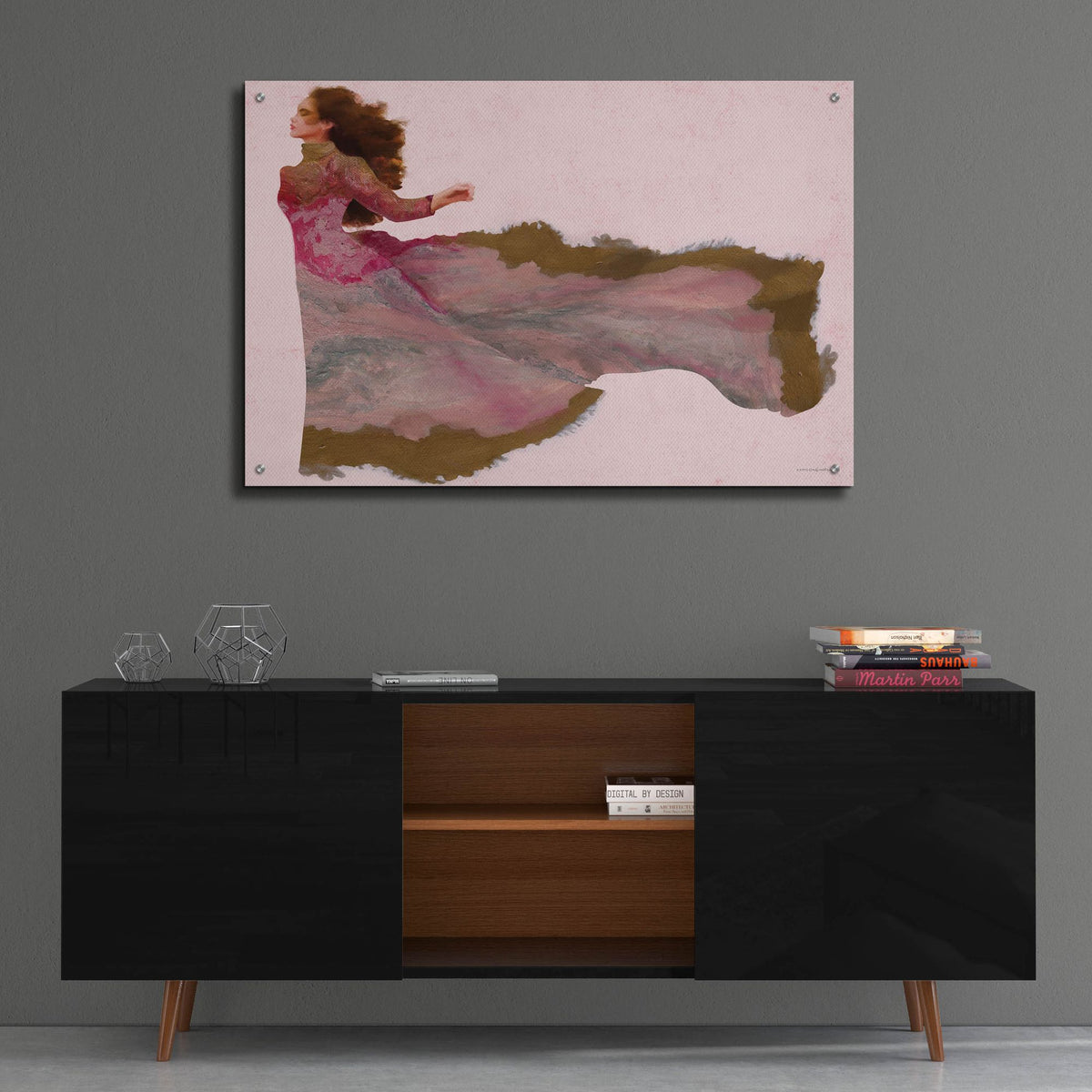 Epic Art 'She Who Shines' by Kamdon Kreations, Acrylic Glass Wall Art,36x24